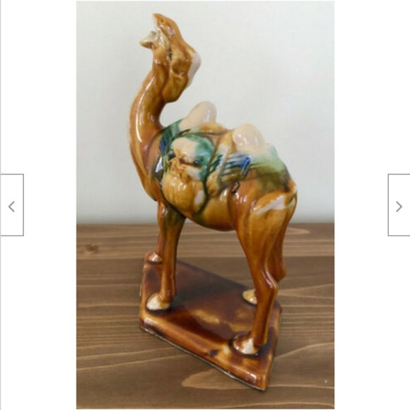 Camel Ceramic Figurine Vintage Animal Decorative Ornament 6.5" Tall - Picture 2 of 8